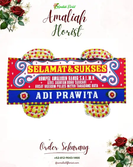Papan Bunga Ucapan Selamat Simbatan